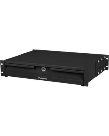 LANBERG CAJON PARA RACK 19 2U 483X360MM HASTA 90KG CIERRE BLACK