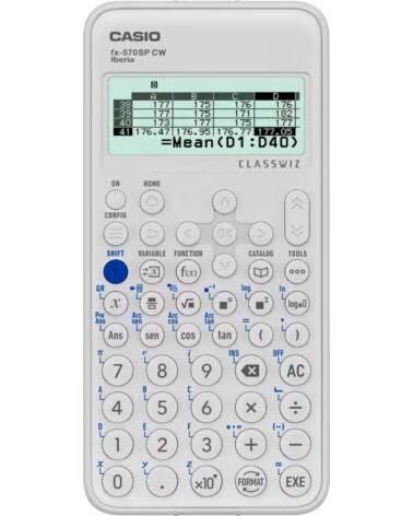 CASIO FX-570SP CW - CALCULADORA CIENTIFICA ESTANDAR WHITE