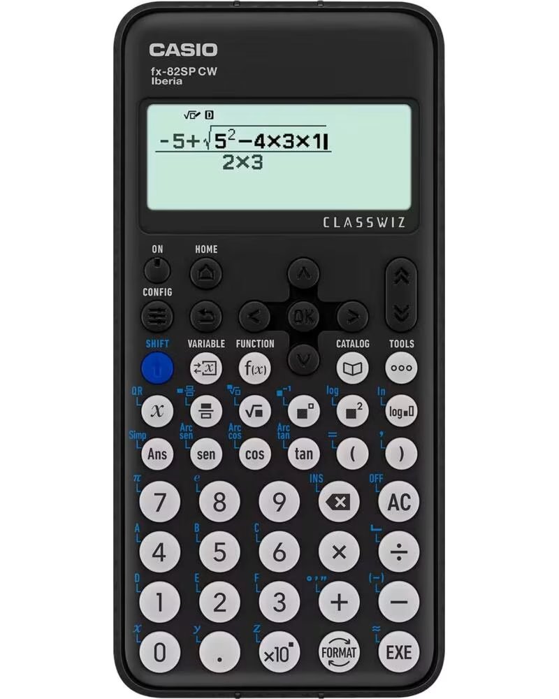 CASIO FX-82SP CW - CALCULADORA CIENTIFICA ESTANDAR BLACK