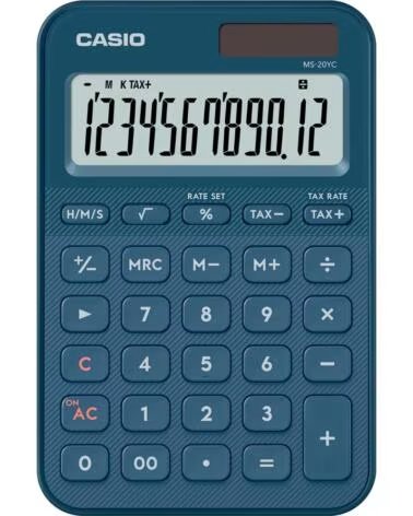 CASIO MS-20YC MARINO - CALCULADORA DE MESA BLUE
