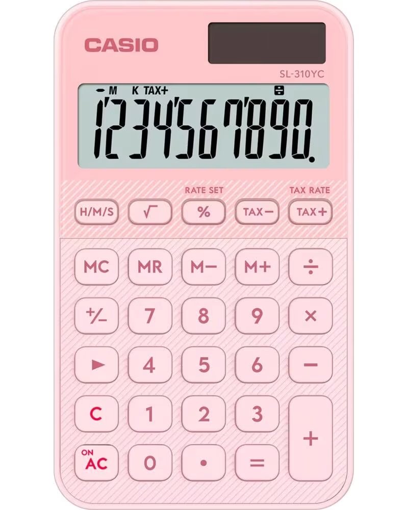 CASIO SL-310YC CLARO - CALCULADORA DE BOLSILLO PINK
