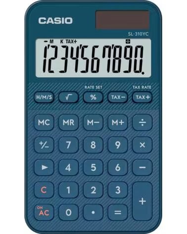 CASIO SL-310YC MARINO - CALCULADORA DE BOLSILLO BLUE