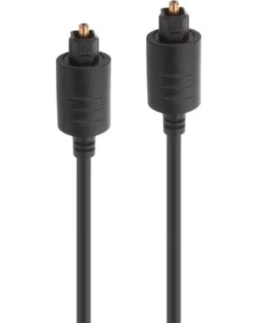 FONESTAR AA-797 - CABLE DE FIBRA OPTICA PARA CONEXION DE AUDIO BLACK
