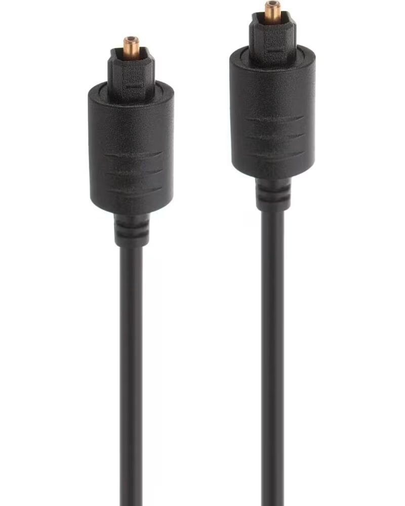 FONESTAR AA-797 - CABLE DE FIBRA OPTICA PARA CONEXION DE AUDIO BLACK