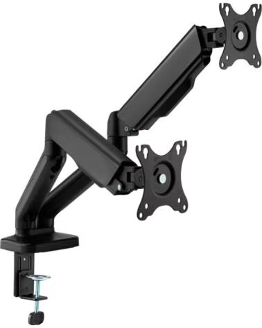 FONESTAR SMM-112PR - SOPORTE ORIENTABLE DE MESA PARA 2 BLACK