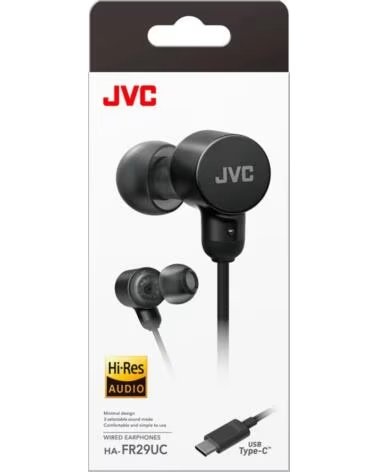 JVC HA-FR29UC - AURICULARES CON CABLE USB-C MICROFONO Y BLACK