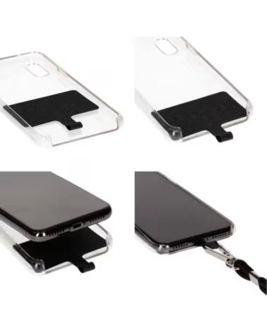 KSIX BXCORD01 - CORREA DE CUELLO PARA SMARTPHONE BLACK