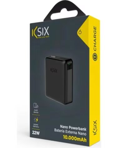 KSIX BPB10HD01 - POWERBANK 10 000 MAH BLACK