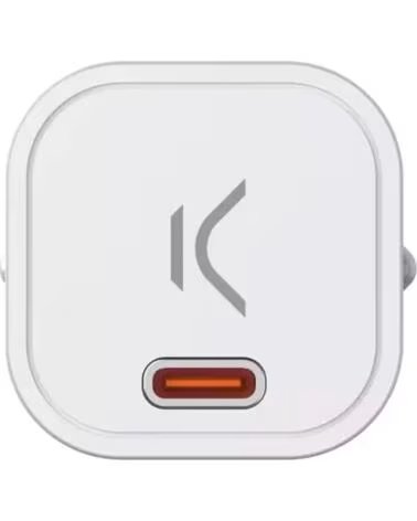 KSIX GAN USB-C - CARGADOR DE PARED MINI 30W WHITE