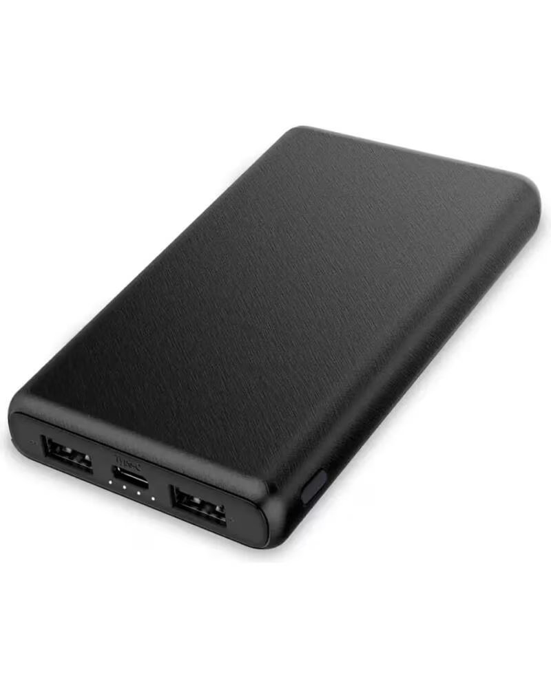 KSIX POWERBANK CONTACT - 10 000 MAH - CARGA RAPIDA - CARGA BLACK