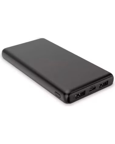KSIX POWERBANK CONTACT - 10 000 MAH - CARGA RAPIDA - CARGA BLACK