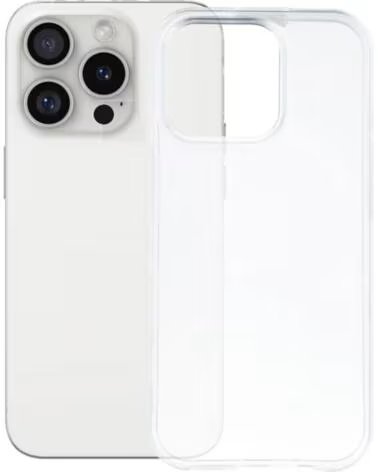 KSIX TRASERA DE SILICONA - APPLE IPHONE 16 PRO MAX TRANSPARENT