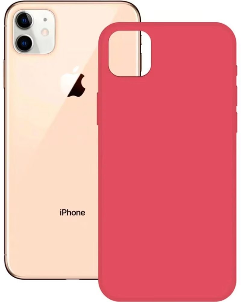 KSIX TRASERA SEMIRRIGIDA FUCSIA - APPLE IPHONE 12 PRO