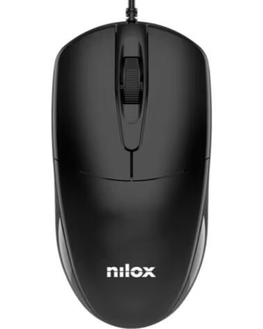 NILOX MOUSB1011 - RATON USB - 1200 DPI - 3 BOTONES BLACK
