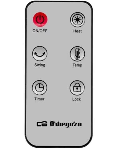 ORBEGOZO Calefactor CR 5034- 2000W- Termostato Regulable