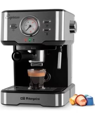 ORBEGOZO EX 5500 INOX - CAFETERA EXPRESSO Y DE CAPSULAS NESPRESSO