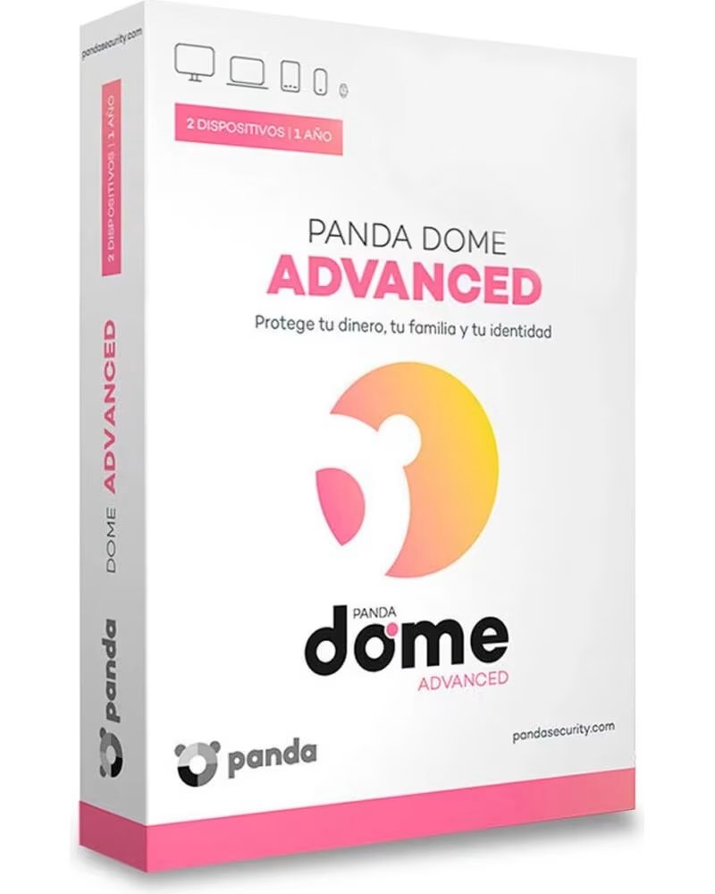 PANDA DOME ADVANCED - ANTIVIRUS 2 LICENCIAS DE 1 ANO PARA