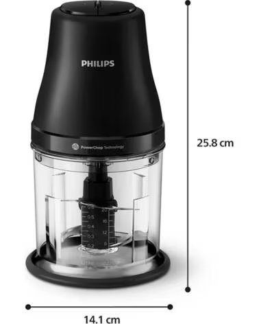 PHILIPS HR1501-00 - PICADORA BLACK