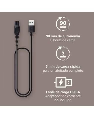 PHILIPS HEAD SHAVER PRO 7000 SERIES - AFEITADORA ADVANCED CON BLACK