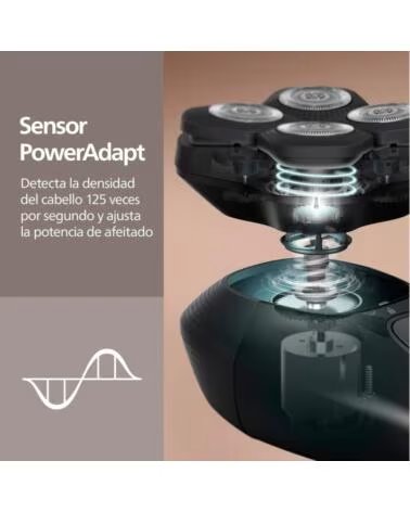 PHILIPS HEAD SHAVER PRO 7000 SERIES - AFEITADORA ADVANCED CON BLACK