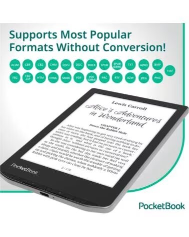 POCKETBOOK READERS VERSE MIST - LECTOR DE LIBROS ELECTRONICOS 6 8GB GREY