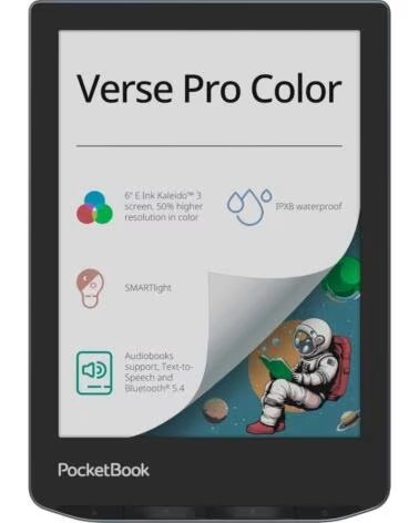 POCKETBOOK READERS VERSE PRO COLOR STORMY SEA - LECTOR DE LIBROS ELECTRONICOS