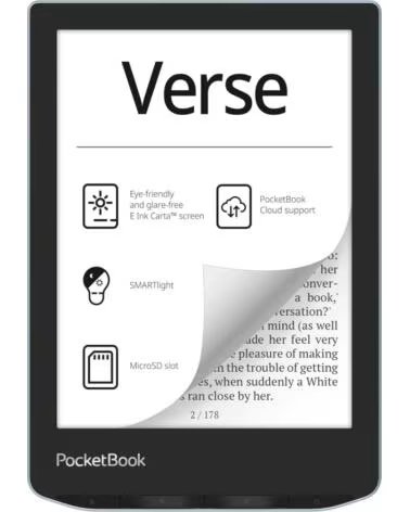 POCKETBOOK READERS VERSE BRIGHT - LECTOR DE LIBROS ELECTRONICOS 6 8GB BLUE