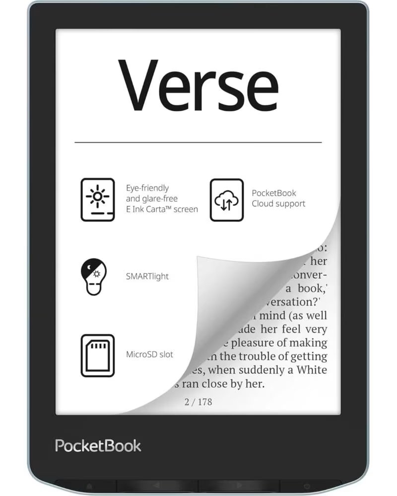 POCKETBOOK READERS VERSE BRIGHT - LECTOR DE LIBROS ELECTRONICOS 6 8GB BLUE
