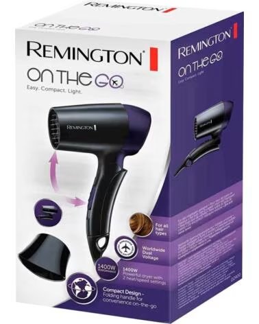 REMINGTON D2400 - SECADOR DE VIAJE BLACK
