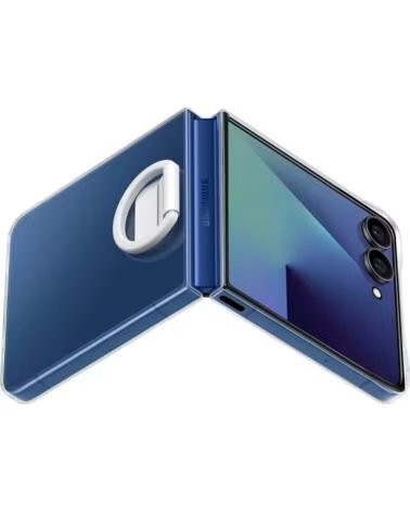 SAMSUNG FUNDA TRASERA DE SILICONA - Z FLIP7 TRANSPARENT