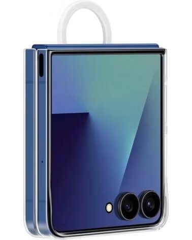 SAMSUNG FUNDA TRASERA DE SILICONA - Z FLIP7 TRANSPARENT