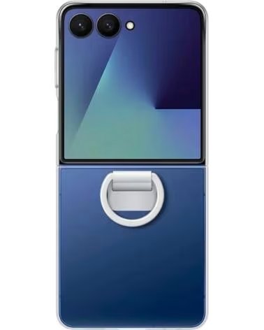 SAMSUNG FUNDA TRASERA DE SILICONA - Z FLIP7 TRANSPARENT