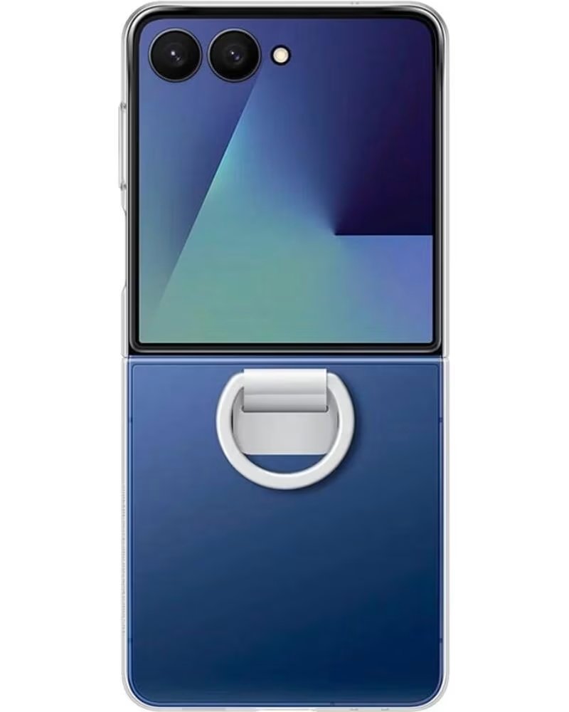 SAMSUNG FUNDA TRASERA DE SILICONA - Z FLIP7 TRANSPARENT