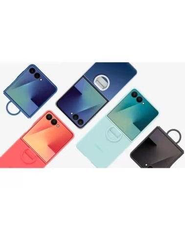 SAMSUNG FUNDA TRASERA DE SILICONA - Z FLIP7 TRANSPARENT