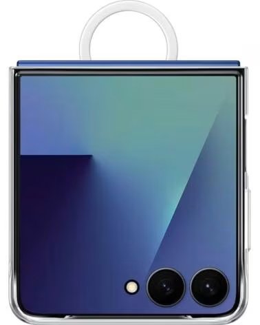 SAMSUNG FUNDA TRASERA DE SILICONA - Z FLIP7 TRANSPARENT