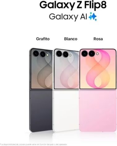 SAMSUNG GALAXY Z FLIP8 5G - 12 256 GB - 6 9 DYNAMIC AMOLED WHITE