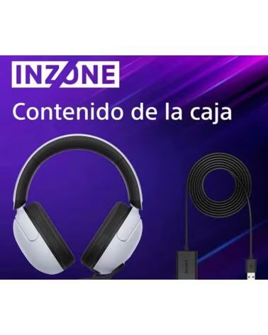 SONY INZONE H3 - AURICULARES OVEREAR CON CABLE WHITE