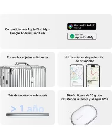 XIAOMI TAG - LOCALIZADOR GPS - PACK DE 4 WHITE