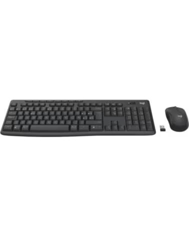 LOGITECH MK370 Combo for Business teclado Raton incluido Oficina GREY