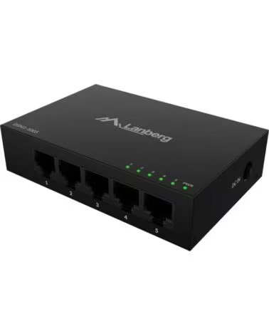 LANBERG DSM1-1005 switch No administrado Gigabit Ethernet BLACK