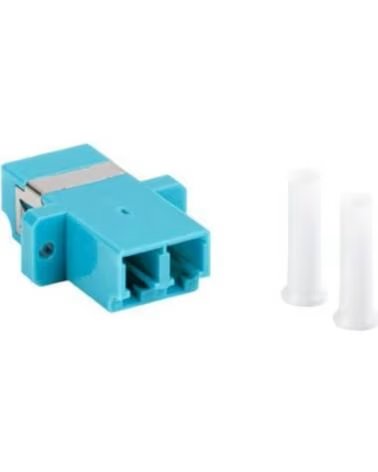 LANBERG ADAPTADOR FIBRA OPTICA LC-UPC OM3 MULTIMODO DUPLEX BLUE