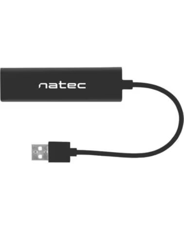 NATEC ADAPTADOR DRAGONFLY USB 2 0 A RJ45 GIGABIT CON 3XUSB 2 0