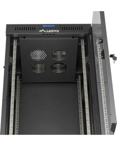 LANBERG ARMARIO RACK 19 24U 600X600 CON LCD PUERTA DE BLACK