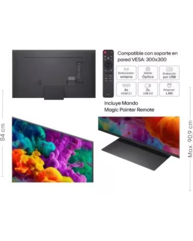 LG QNED EVO MINILED AI QNED86 - TELEVISOR SMART TV 65 QNED