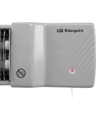 ORBEGOZO RMB 5002 - CALEFACTOR DE CUARZO 1200W WHITE
