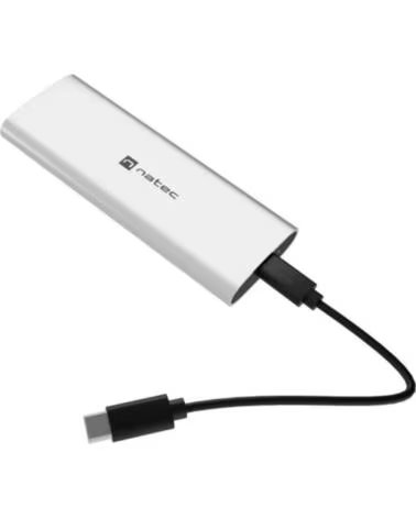 NATEC CARCASA SSD RHINO M 2 NVME LITE USB-C 3 2 GEN 2 SILVER