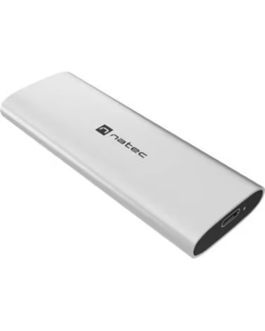 NATEC CARCASA SSD RHINO M 2 NVME LITE USB-C 3 2 GEN 2 SILVER