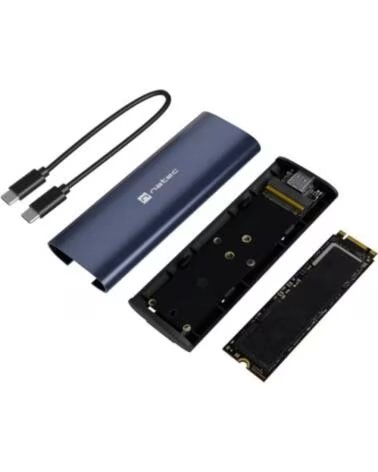 NATEC CARCASA SSD RHINO M 2 NVME LITE USB-C 3 2 GEN 2 ACERO