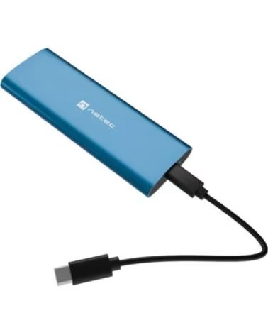 NATEC CARCASA SSD RHINO M 2 NVME LITE USB-C 3 2 GEN 2 BLUE