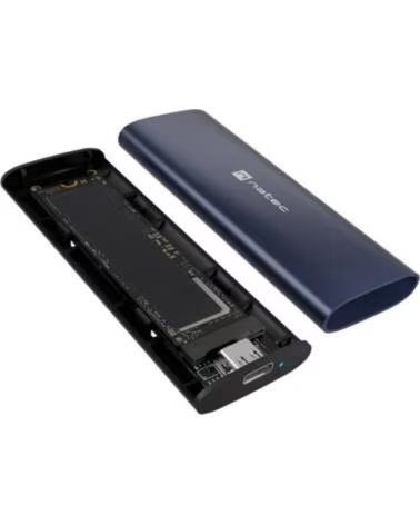 NATEC CARCASA SSD RHINO M 2 NVME LITE USB-C 3 2 GEN 2 ACERO